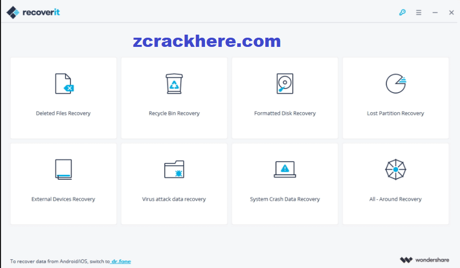 Wondershare Recoverit Crack